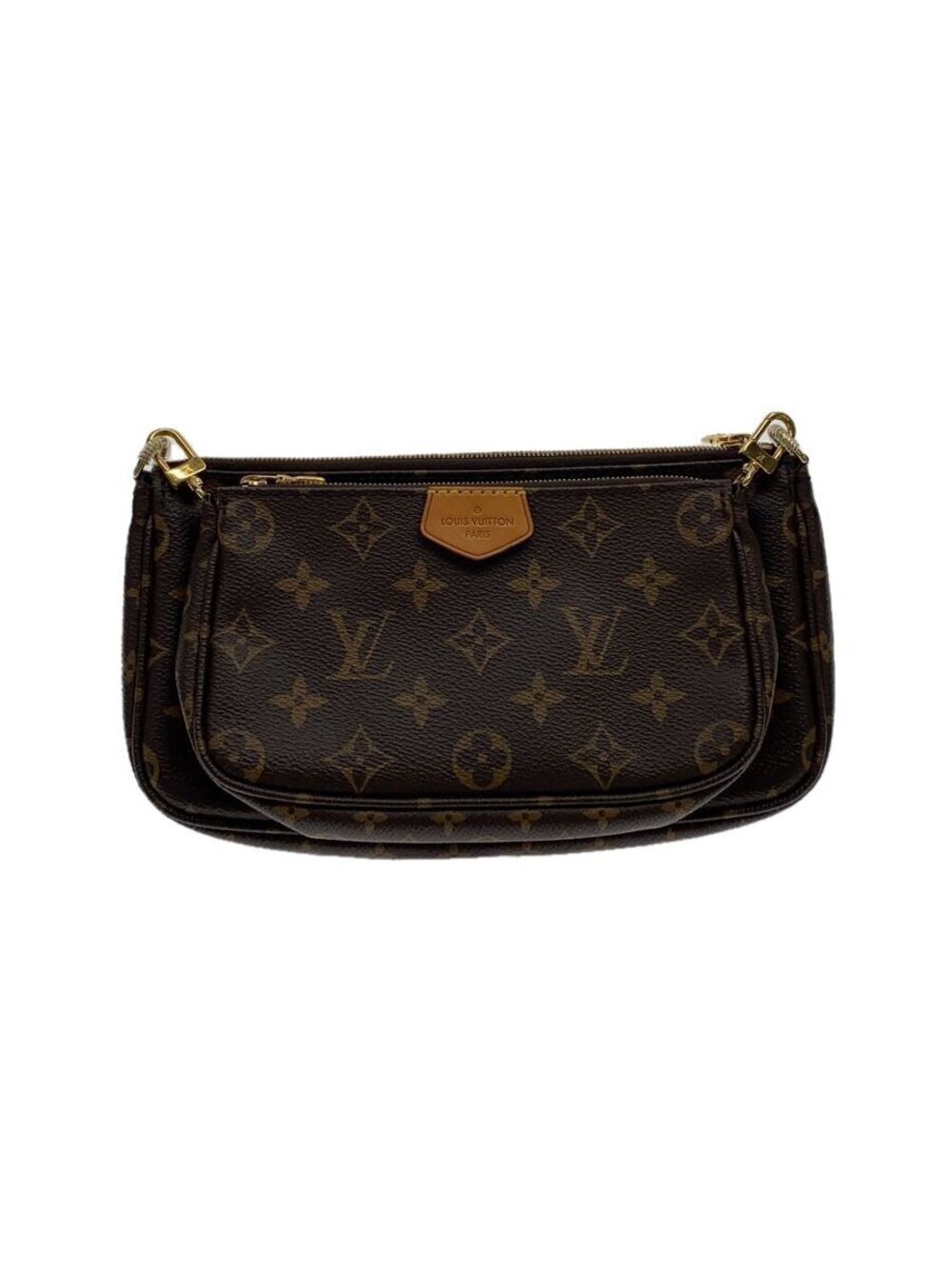 LOUIS VUITTON Multi Pochette Accessoires Monogram Canvas Brown